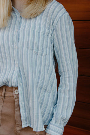 Linda Shirt, Sea Stripe
