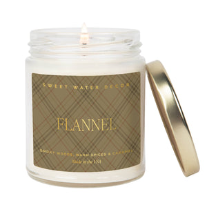 Flannel 9 oz Soy Candle (Gold Foil)