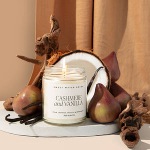 Cashmere and Vanilla 9 oz Soy Candle