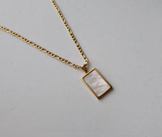 Serenity Necklace | White Shell Pendant Necklace