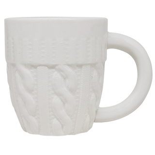 Cream Sweater Coffee Mug *final sale*