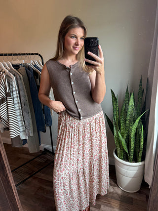Z Supply Syd Sweater Vest, Pebble - The Red Thread Boutique