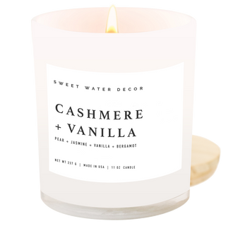 Cashmere and Vanilla 11 oz Soy Candle