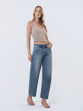 Slim Barrel Jeans - The Red Thread Boutique