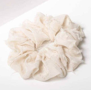 Brunch Scrunchie - Frayed Linen