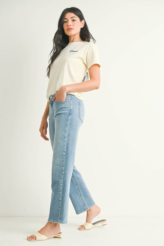 Stretchy Straight by Just Black Denim