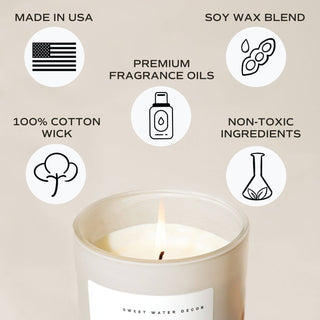 By The Fireside 15 oz Soy Candle, Matte Jar - Decor