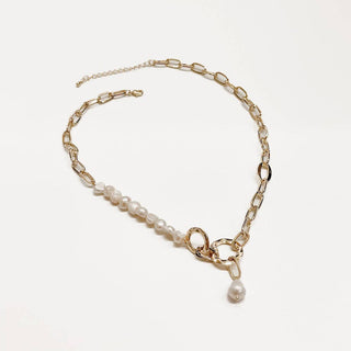 Pacific Pearl Link Chain Necklace