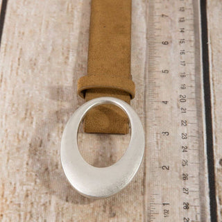 Double Studded Trim Vegan Leather Belt: SBR - The Red Thread Boutique