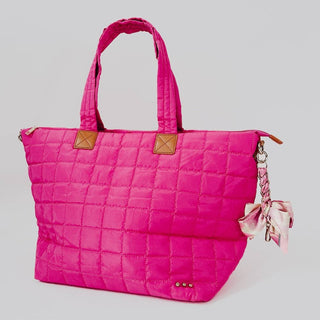 Charmed By Satin Bag Charms: Navy/Green/Yellow Painting