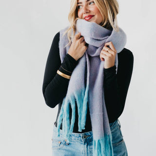 Helga Blanket Scarf: Lavender