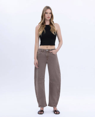 Lucy Crop Barrel Jeans