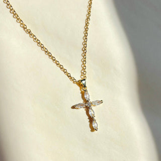 Crystal Cross Necklace