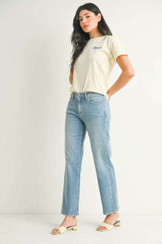 Stretchy Straight by Just Black Denim