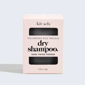 Volumizing Rice Protein Dry Shampoo - Dark Tinted Powder