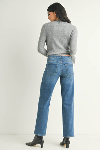 Stretchy Straight, Medium by Just Black Denim