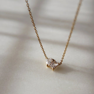 Dainty Toi et Moi Necklace | Pendant Necklace