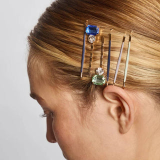 Cloud & Gem Bobby Pins 8pc Set - Garden Bouquet