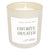 Favorite Sweater 15 oz Soy Candle, Matte Jar