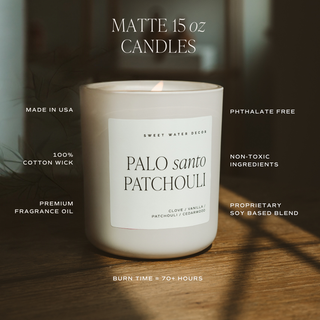 Favorite Sweater 15 oz Soy Candle, Matte Jar