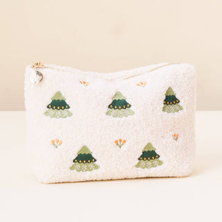 Teddy Pouch-Countryside Christmas