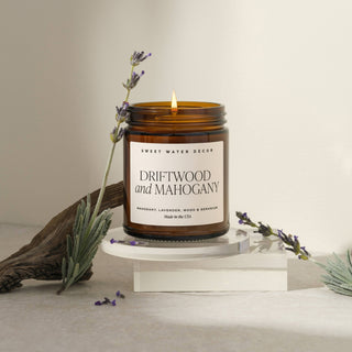 Driftwood and Mahogany 9 oz Soy Candle