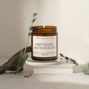 Driftwood and Mahogany 9 oz Soy Candle