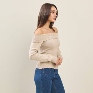 OTS Pearl Sweater, Black - The Red Thread Boutique