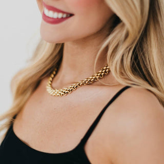 Elise Woven Chain Necklace
