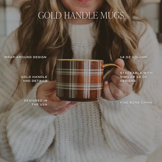 Gold Leaves Coffee Mug *final sale*