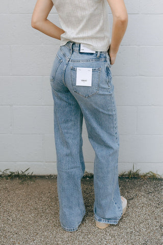 90's Super High Rise Wide Jeans - The Red Thread Boutique