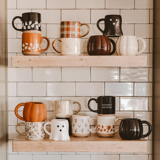 Gold Leaves Coffee Mug *final sale*