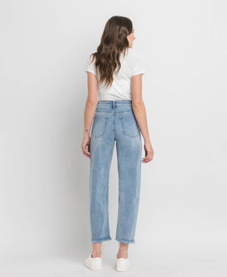 High Rise Barrel Jean