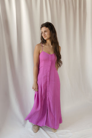 Z Supply Angel Eyes Midi Dress, Berry Blush - The Red Thread Boutique