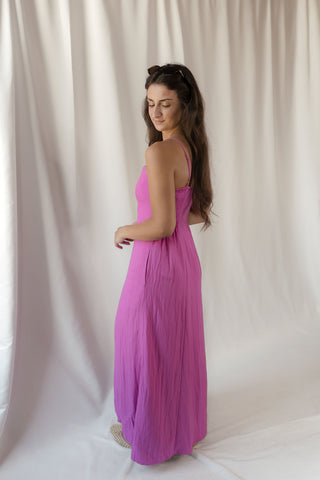 Z Supply Angel Eyes Midi Dress, Berry Blush - The Red Thread Boutique