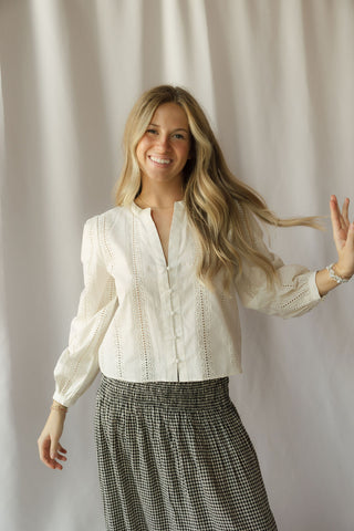 Z Supply Louella Button Up, Cloud