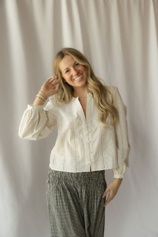 Z Supply Louella Button Up, Cloud