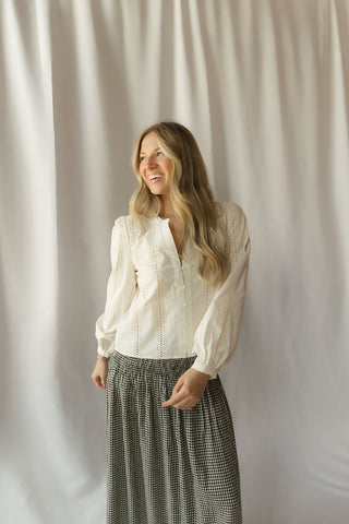 Z Supply Louella Button Up, Cloud