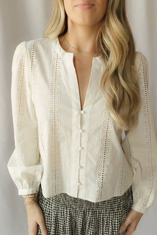Z Supply Louella Button Up, Cloud