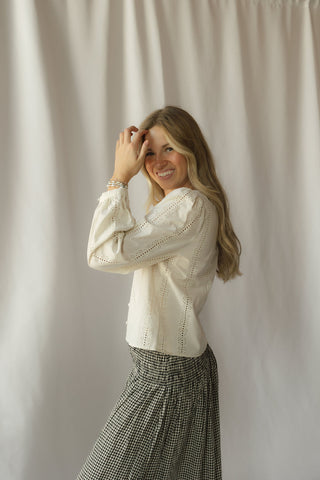 Z Supply Louella Button Up, Cloud
