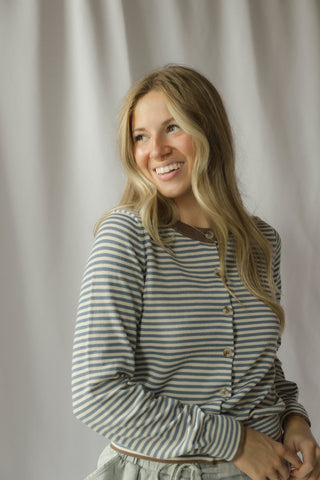 Merle Stripe Cardigan