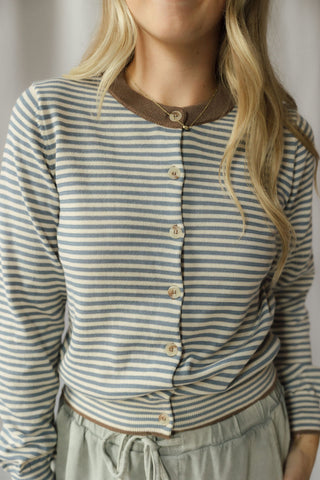 Merle Stripe Cardigan