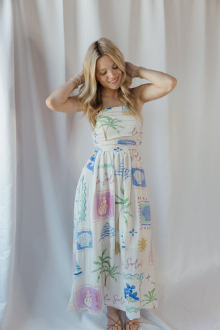 Marli Vacay Midi Dress, Ivory