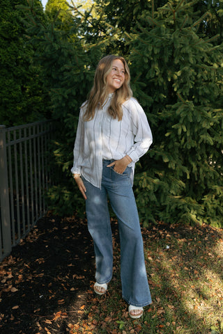 The Perfect Line Top, White by Z Supply *final sale