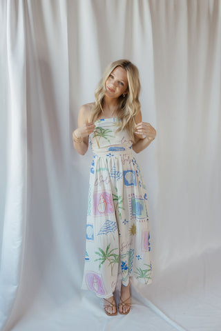 Marli Vacay Midi Dress, Ivory