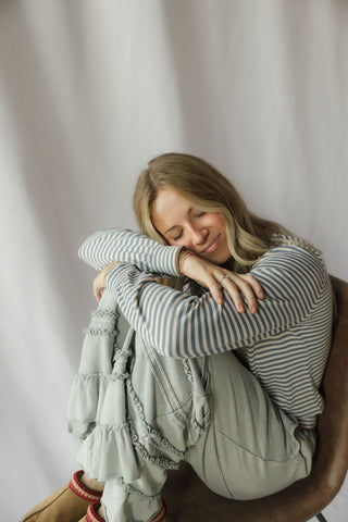 Merle Stripe Cardigan