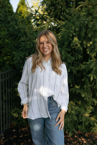 The Perfect Line Top, White by Z Supply *final sale