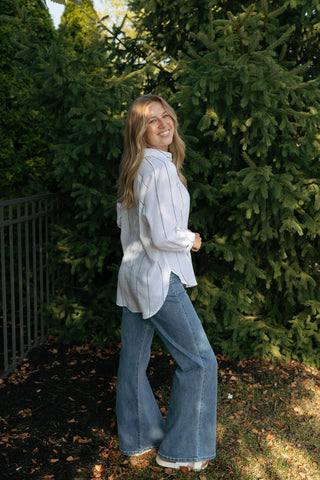 The Perfect Line Top, White by Z Supply *final sale