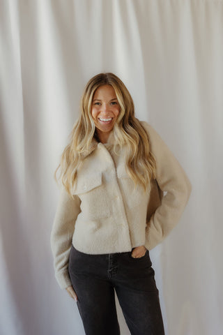 Z Supply Peyton Jacket, Soft Ecru - The Red Thread Boutique