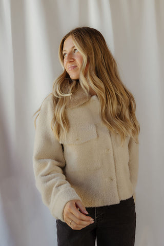 Z Supply Peyton Jacket, Soft Ecru - The Red Thread Boutique